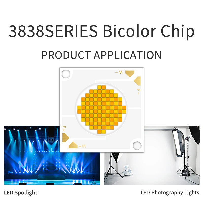 Новейшие технологии RGBWW 3538 серии CRI96 COB светодиодный чип 2700-6500 К 4000 50 + Вт сценические огни 350 200
