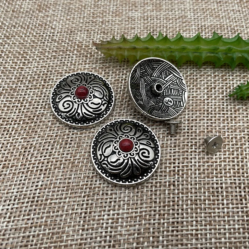 Оптовая продажа на заказ пряжки ремня бирюзовые Кончо для кожи и бумажника