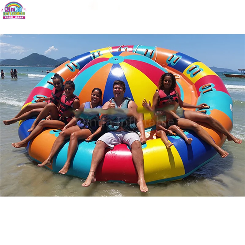 The best rated flying inflatable towable tube / inflatable disco boat ride / inflatable disco boat cruise