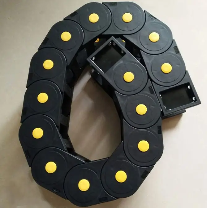 CNC machine Nylon open flexible cable tray energy cable chain drag chain