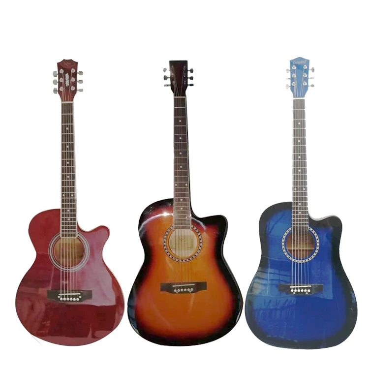 Прямая продажа с фабрики все из массива дерева путешествия акустическая гитара 41 дюймов