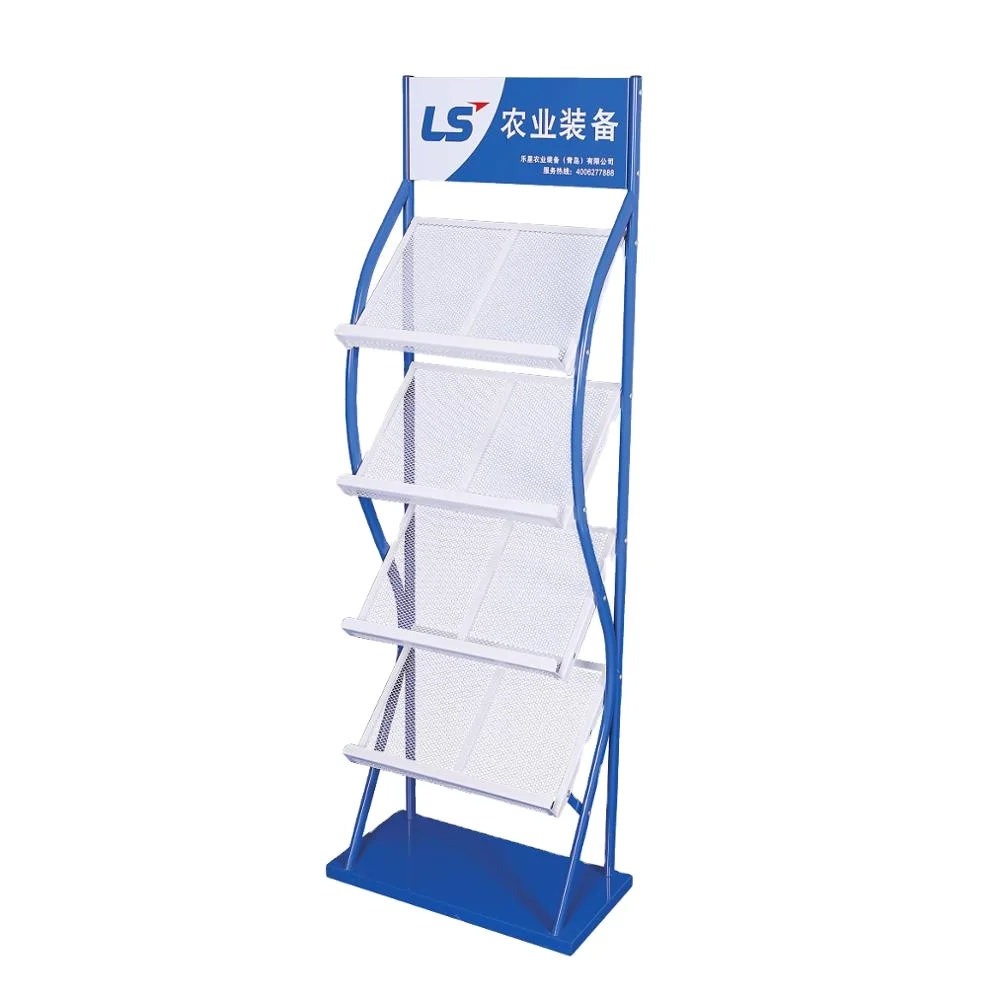 Tiles Flip Flaps Display Rack Brochure Stand Catalogue Magazine Rack HS-Z09