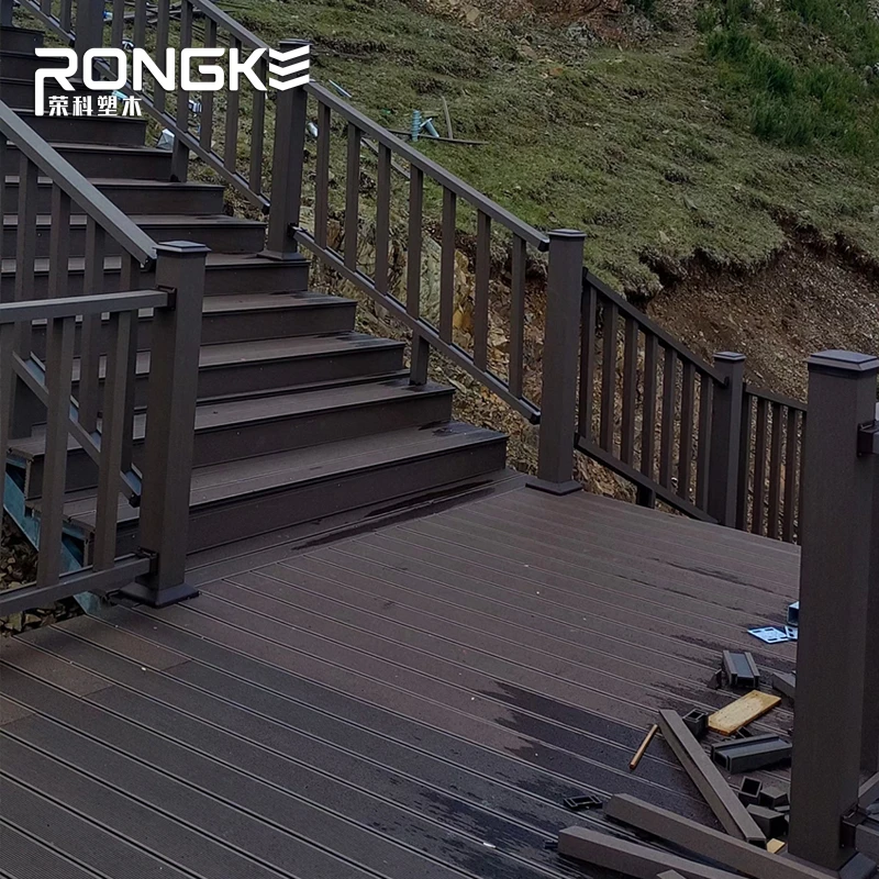 Factory Direct Sales waterproof antiseptic wood flooring Outdoor WPC decking