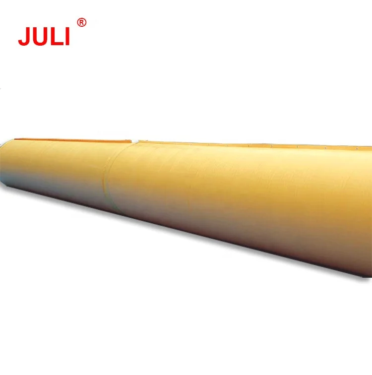 Customized pvc plastic coated flexible fire retardant fabric underground ventilation pipe for mining and tunnel industry