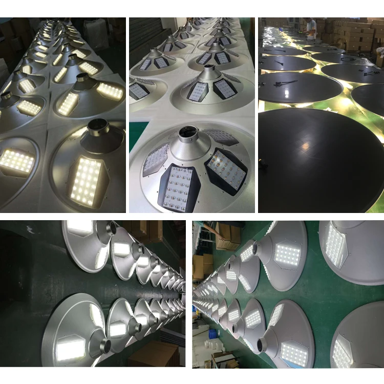 IP65 outdoor sensor wiring free 50W rechargeable solar sensor garden street lamp