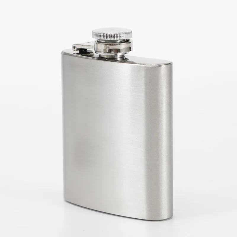 Outside Drinker Portable Stainless Steel Hip Flask Flagon Flask Metal Pocket Whiskey Small Flagon Wine Bottle