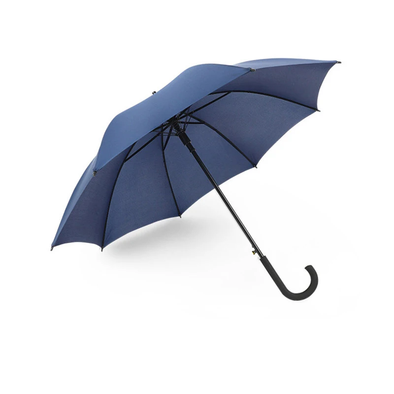 High Quality Wholesale Hot selling Cheap 23 Inch Windproof Walking J handle Umbrella with Custom logo