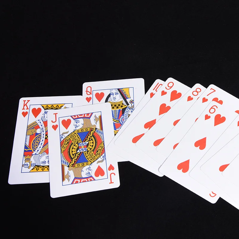 Custom Logo Printed Plastic Waterproof Poker PVC Jackaroo Playing Cards 52-56 cards or customized