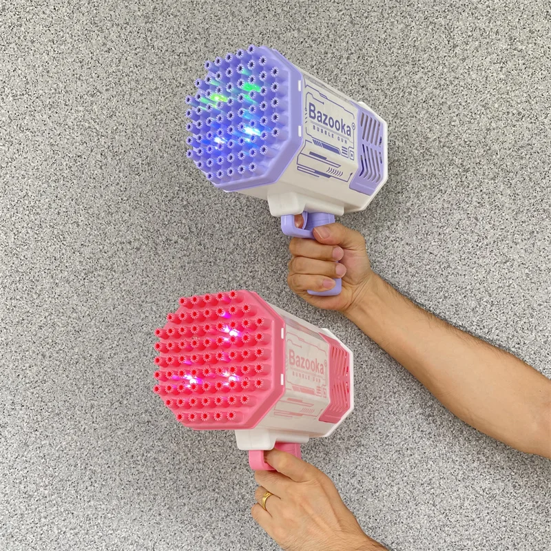 Bazooka Bubble Gun автомат с 69 отверстиями аккумуляторная батарея мыльная ракета игрушечный пистолет для детей