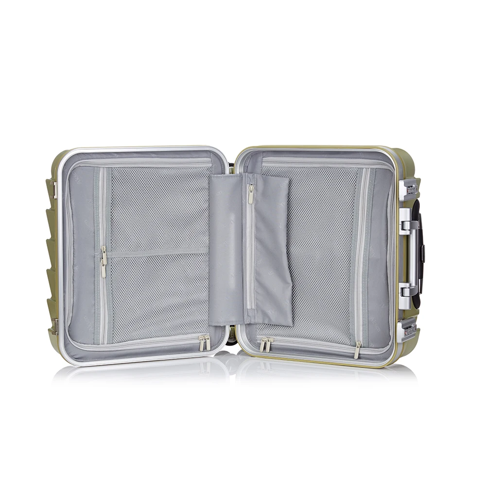 OEM hard pc tsa lock aluminum frame shirt travelcase Multipurpose sports trolley case
