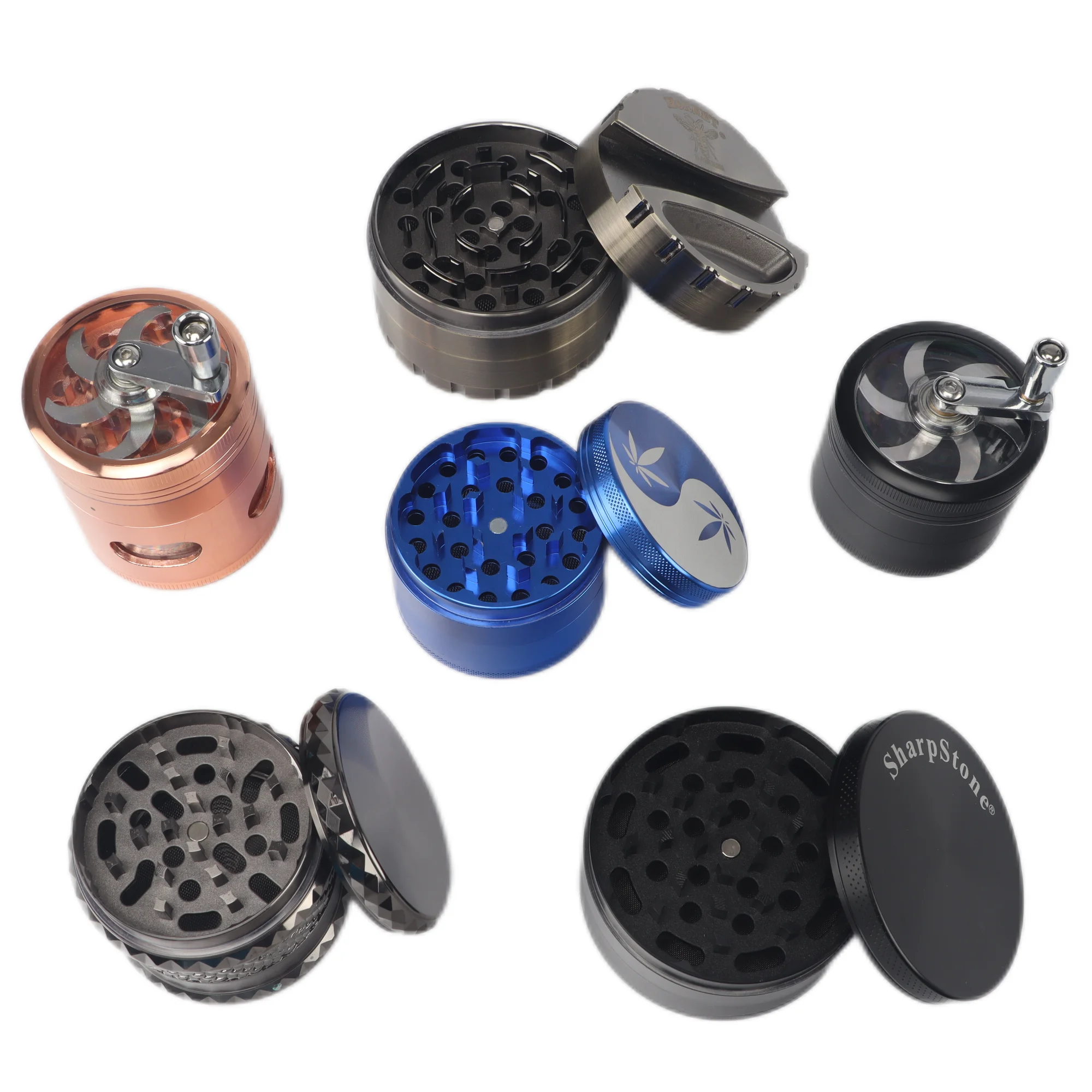 Wholesale Best Quality  Herb Tobacco Grinder Mental Alloy Grinder Manufacturer