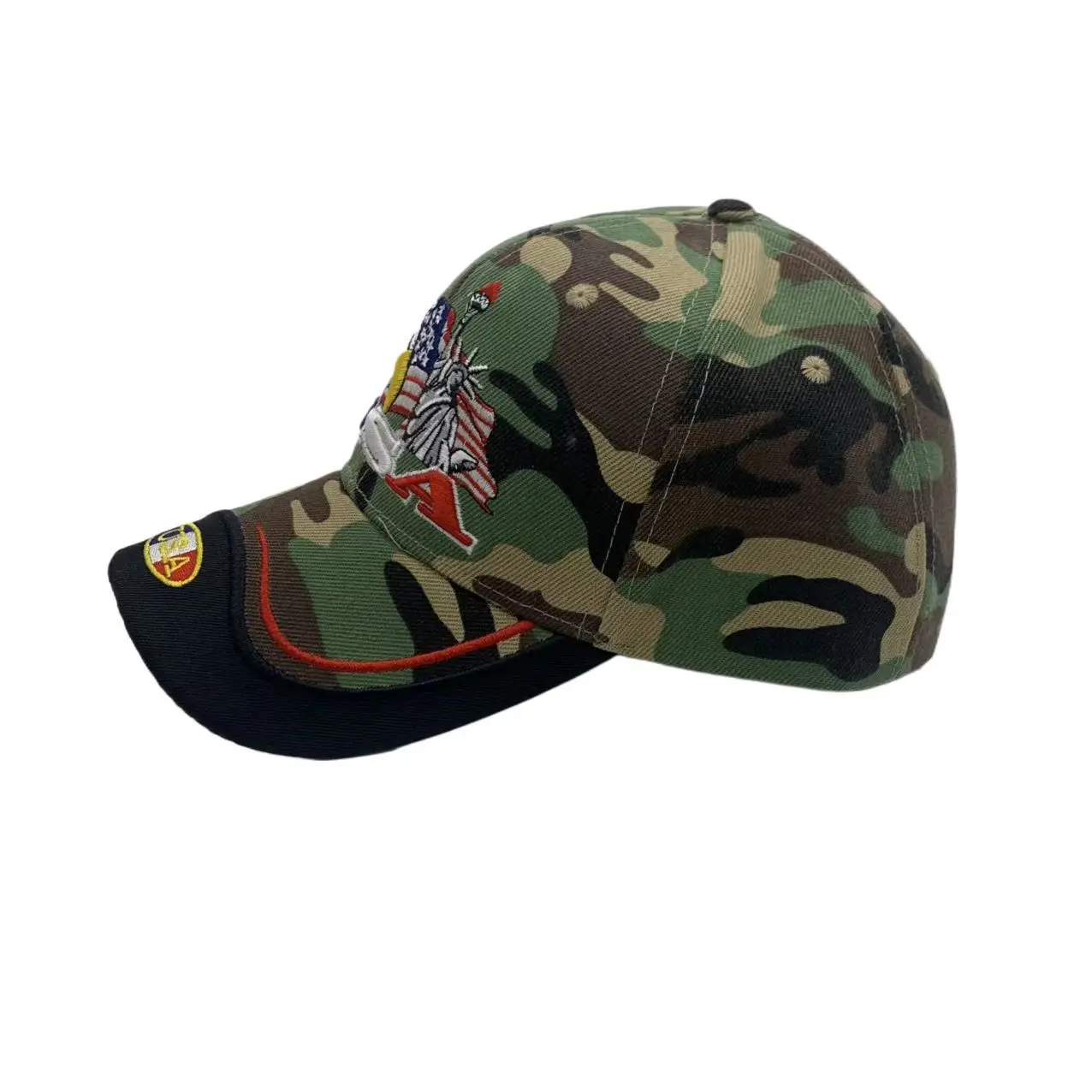 3D EmborderyFlag Baseball Cap for Men Women Adjustable Trucker Cap Snapback Breathable Dad Hat