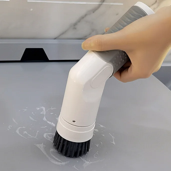 Electric floor cleaning Scrub Brush Spin Scrubber Cordless Handheld Cleaning Brush for bathroom