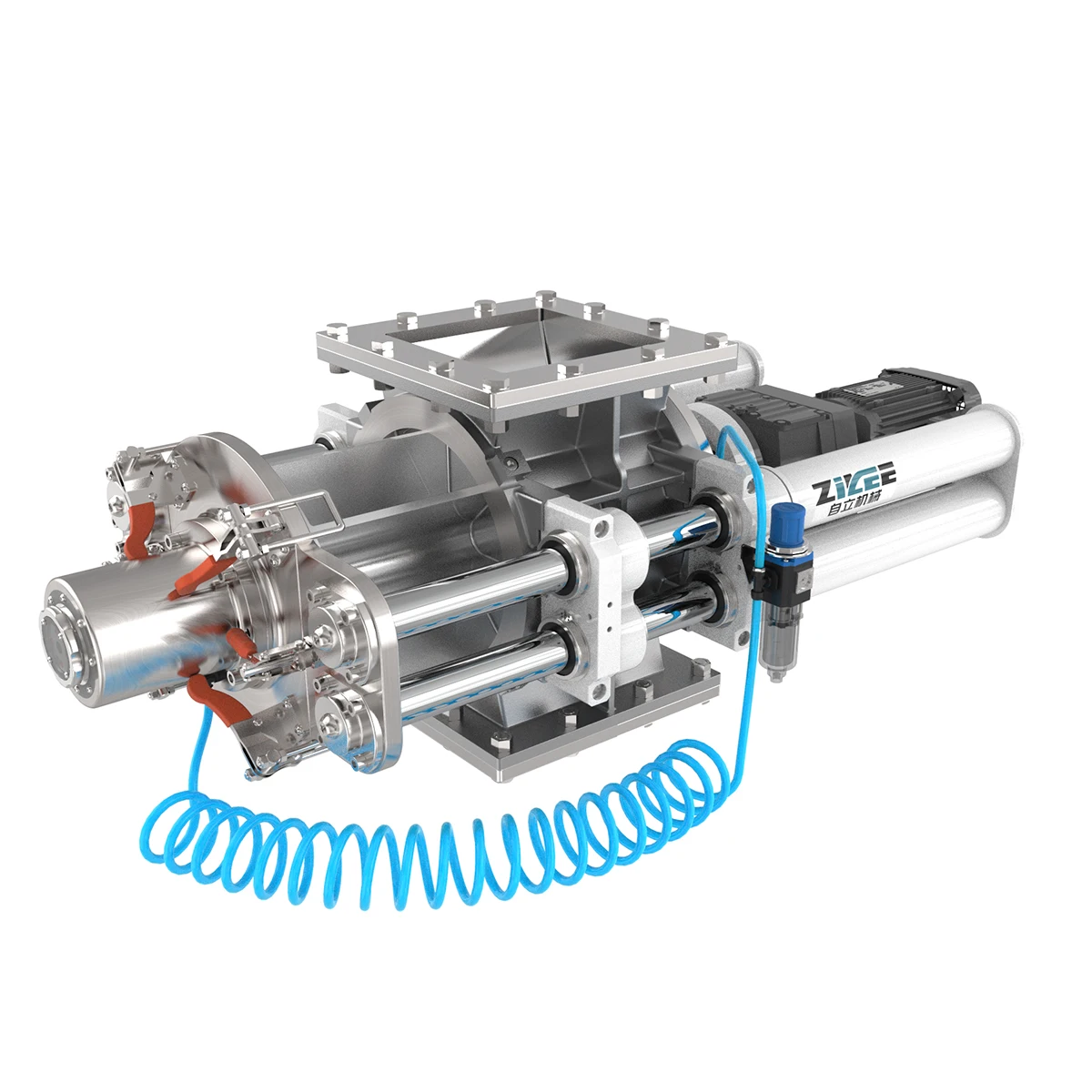 food grade sanitary fast clean rotary airlock feeder valve