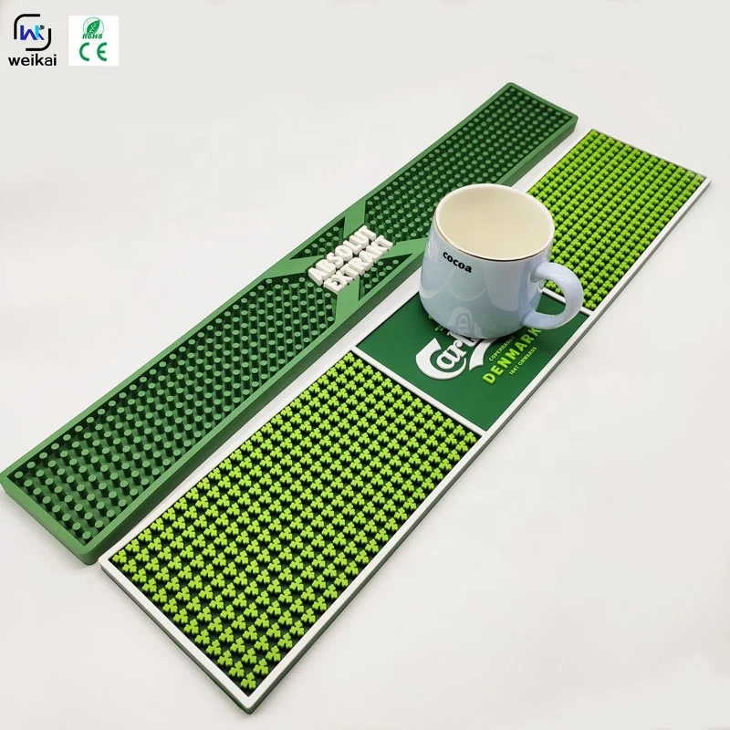 Wholesale  Non-Toxic Food Grade Bar mat  Personalization Custom PVC  Mat