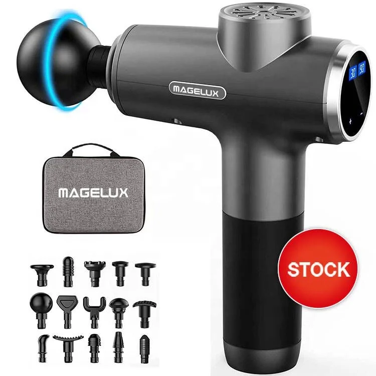 2022 Professional Dropshipping Deep Tissue 30 Speed Lcd pistolet de massage gun usb Mini Massager pro Muscle Massage Gun