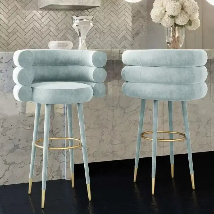 Promotion Counter Stools Bar Chairs Modern Design Swivel Barstools Hydraulic Stools for Kitchen and Dining Room Set