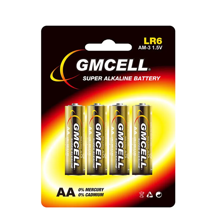 GMCELL Super Alkaline Battery 1.5v AM3 LR6 Dry Battery AA with OEM Service
