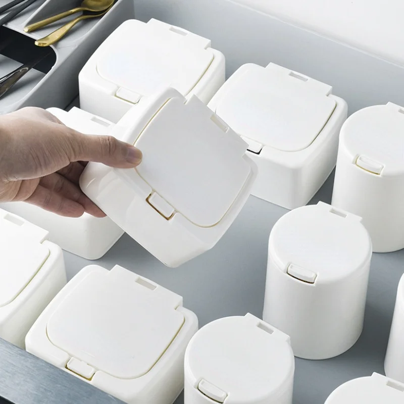 
WOODSPACE Simple style dustproof storage box with cover small object sorting storage box desktop drawer sundry storage box 