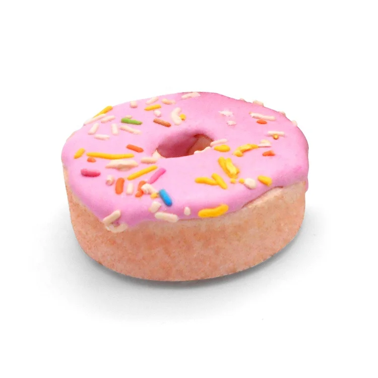 OEM wholesale custom packaging SPA moisturizing micro private label cupcake donut kids organic bubble bath