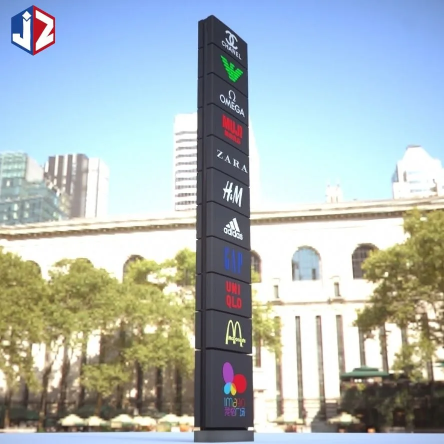 Индивидуальный наружный рекламный щит для бизнеса со светодиодной подсветкой