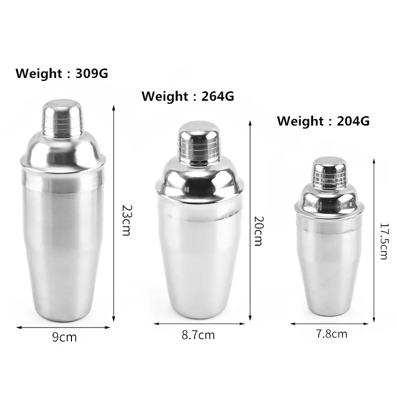 Cocktail Shaker Sells High Quality Kitchen Milk Tea Shop Bar Utensils Mini Cocktail Shaker Stainless Steel Cocktail Shaker