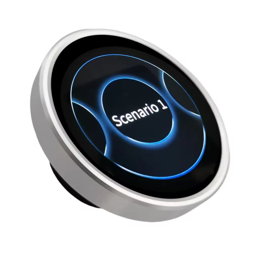 Wisecoco IPS LCD TFT Display Module Smart Home ESP32 LVGL 2.1 Inch 480*480 Circular Push Knob For Arduino