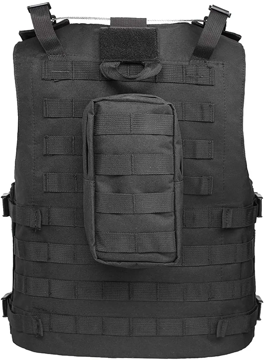 Multifunctional Tactical Gear Equipment Supplies Black Security Tactical Vest for Sale
