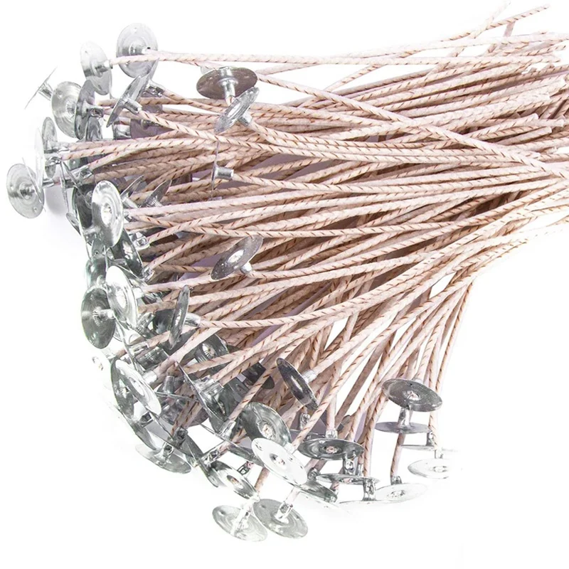 Hot Selling Product Pre Waxed Think Candle Wick with Wick Centering Device for Candle Making