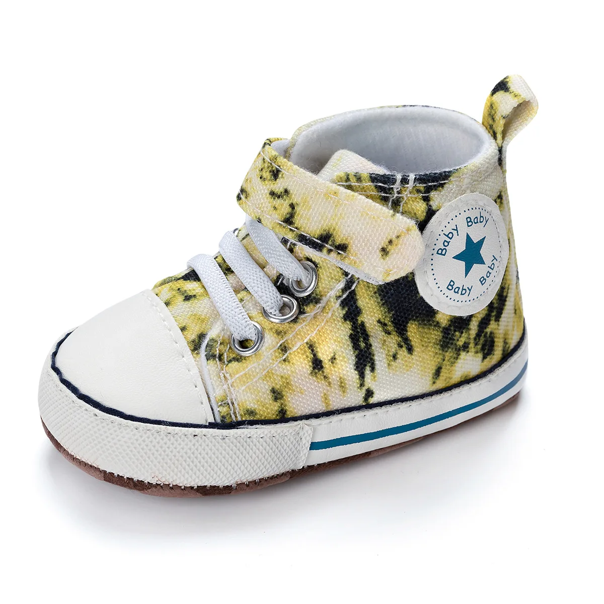 2024 Hotselling printing canvas baby shoes boys girls newborn infant casual baby toddler shoes