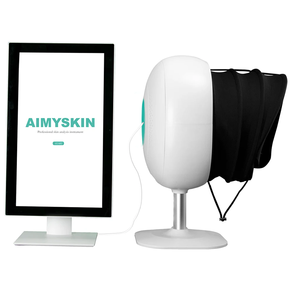 AIMYSKIN Professional Skin Analyzer AI 3D Digital Face Skin Facial Analysis Scanner Testing Diagnosis Skin Analyzer Machine 2024