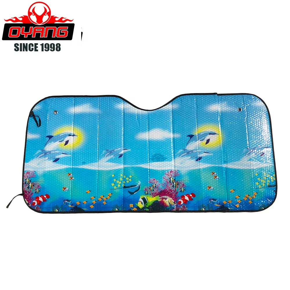 Aluminum Foil Pe Foam Front Windshield Auto Sunshades For Cars