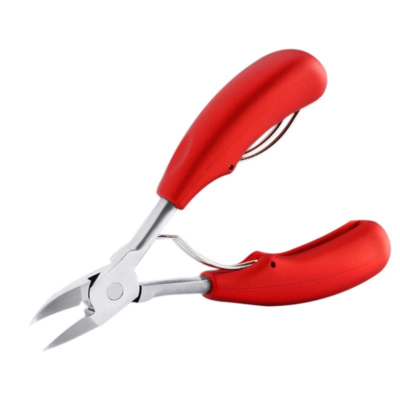 Nail Cuticle Cutter Grooming Tool Finger Toe Nail Dead Skin Scissor Nail Clipper Nipper Manicure Tool with ABS handle