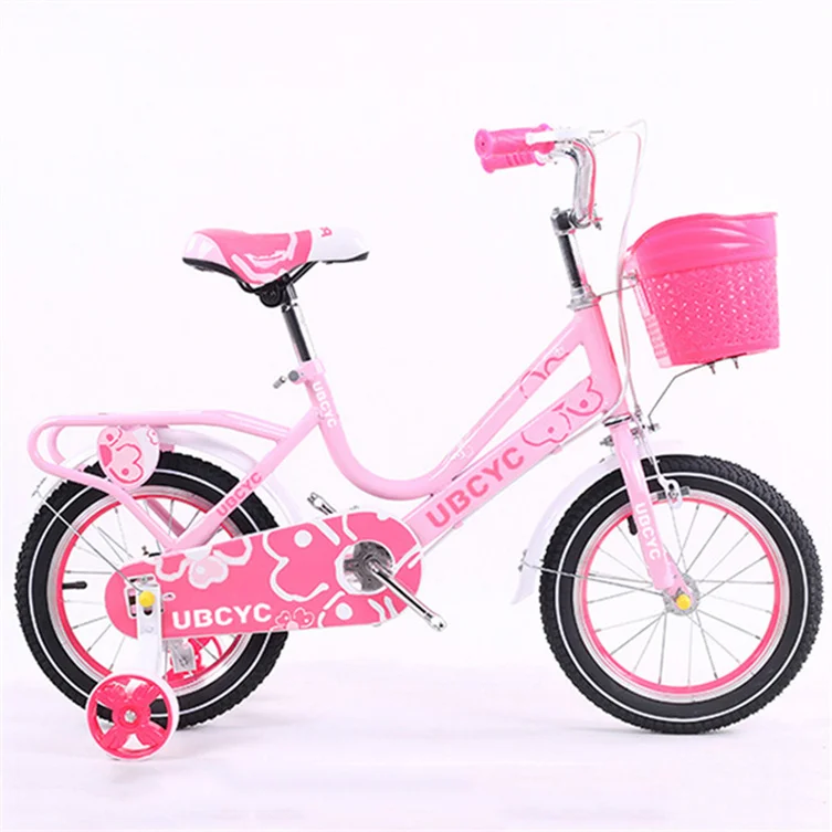Factory cheap price 4 Wheel girl cycle 12 14 16 18 20 Inch Children Bicycle Kids Bike For 2 3-8 Year Kids 10 9-11 Years Old