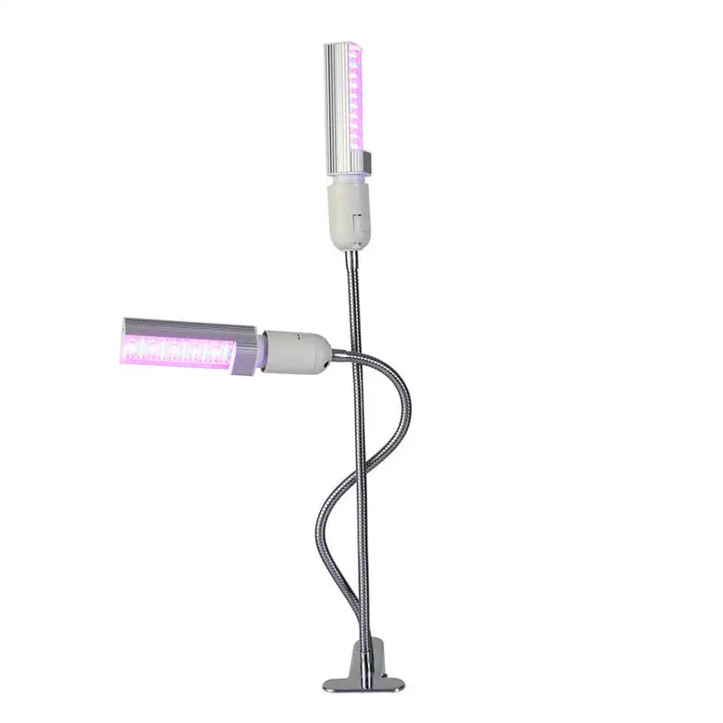 Grow Light 3 High Quality LED Desk Phyto Lamps Desktop Clip Grow Light With Timer For Plants