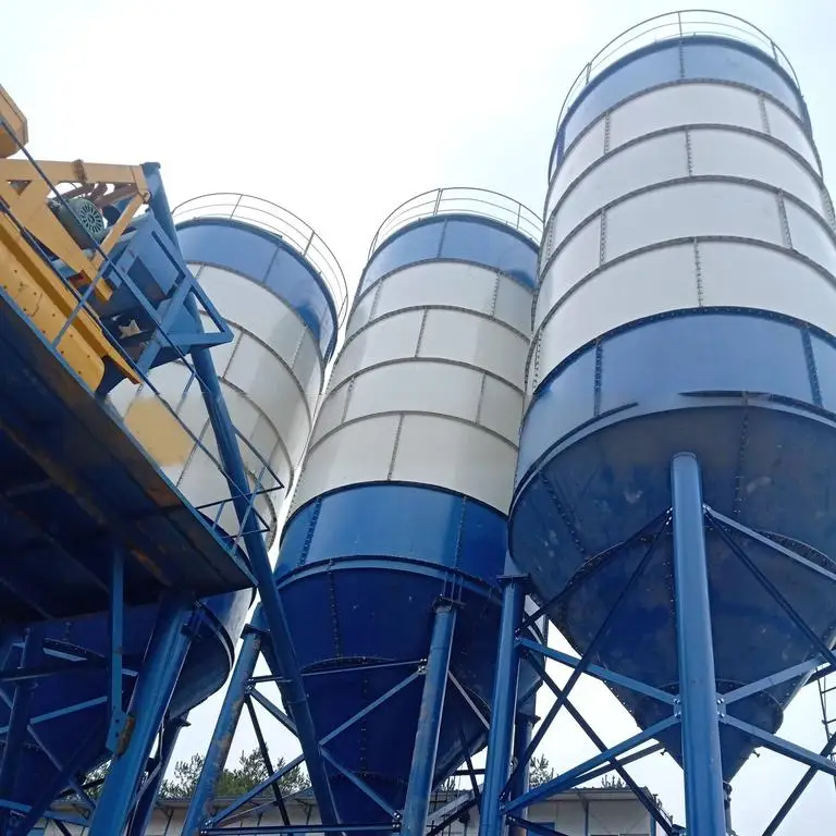 Full-automatic lime silo dosing device Multifunctional steel silo sheet cement silo