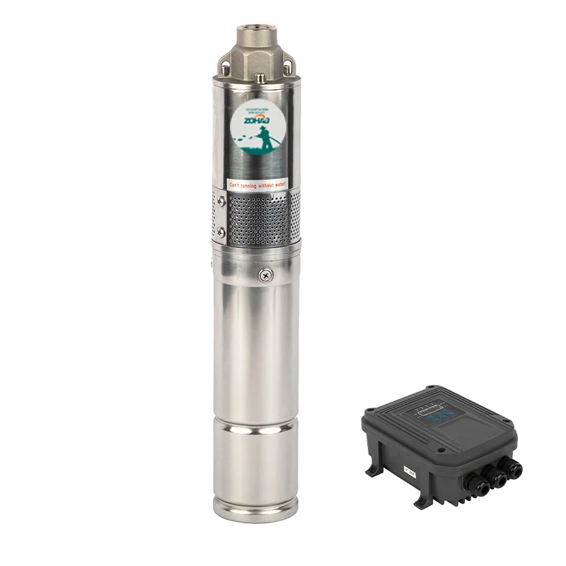 1500 Watt Solar Water Pump Agriculture Brushless Submersible Deep Well Solar Dc Pumps