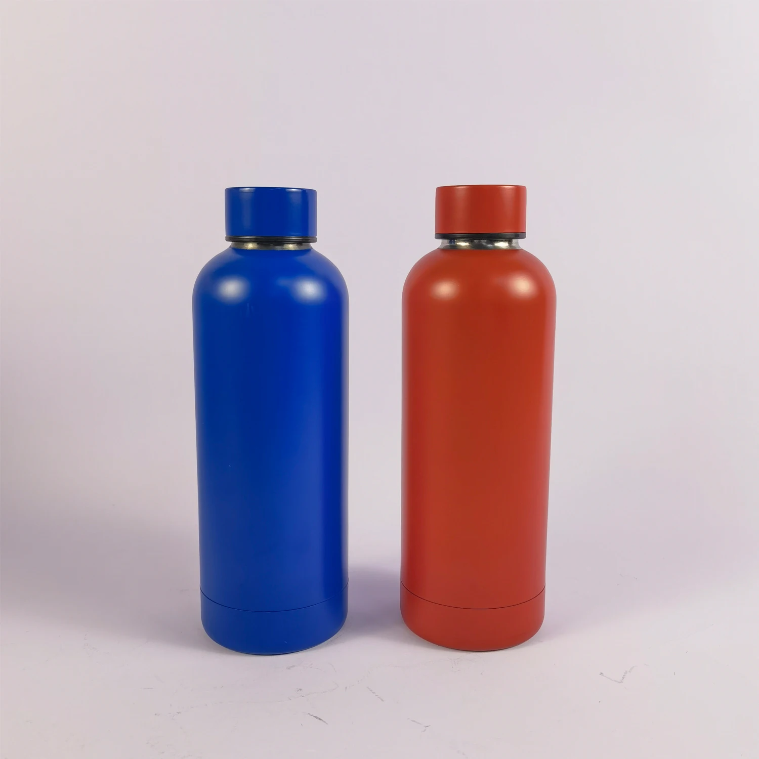 500ml Wholesale Custom Double Vacuum Flask Rubber Coating Narrow Mouth Stainless Steel Thermos flask