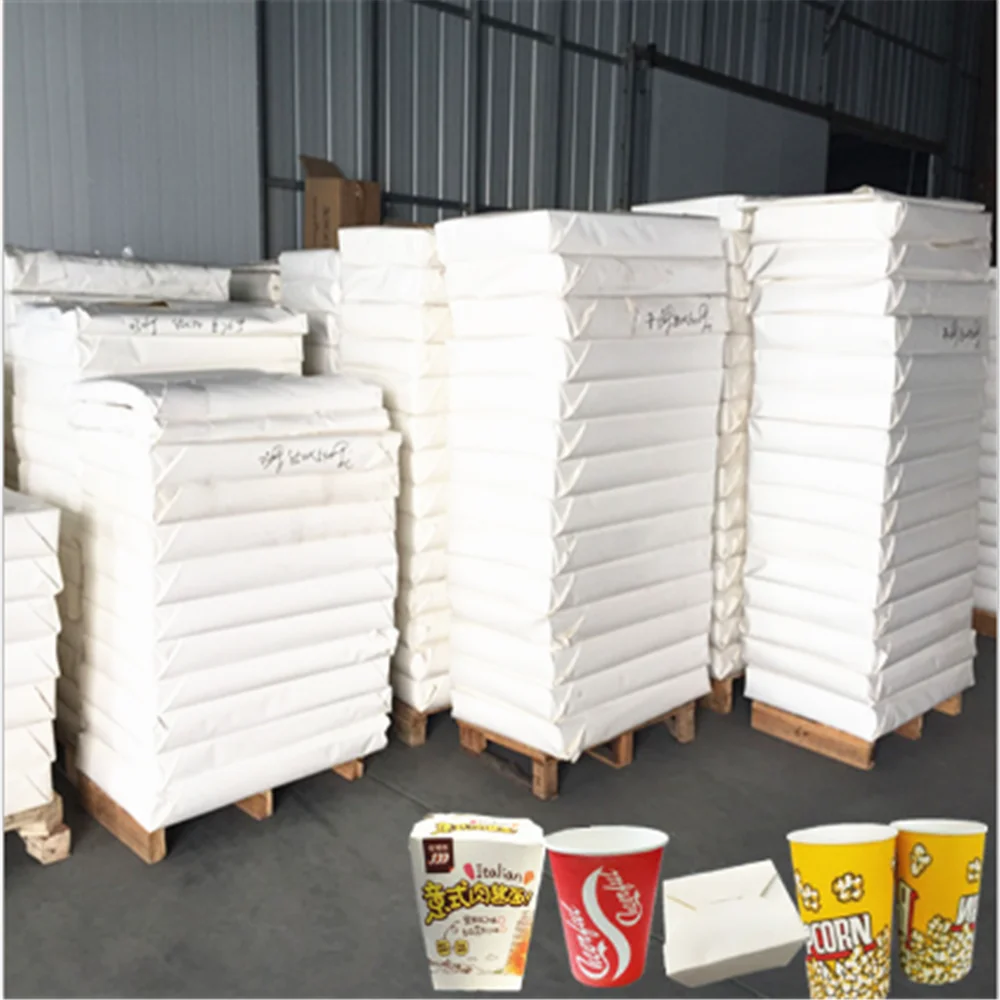 Paper cup raw material for paper cup and paper bottom