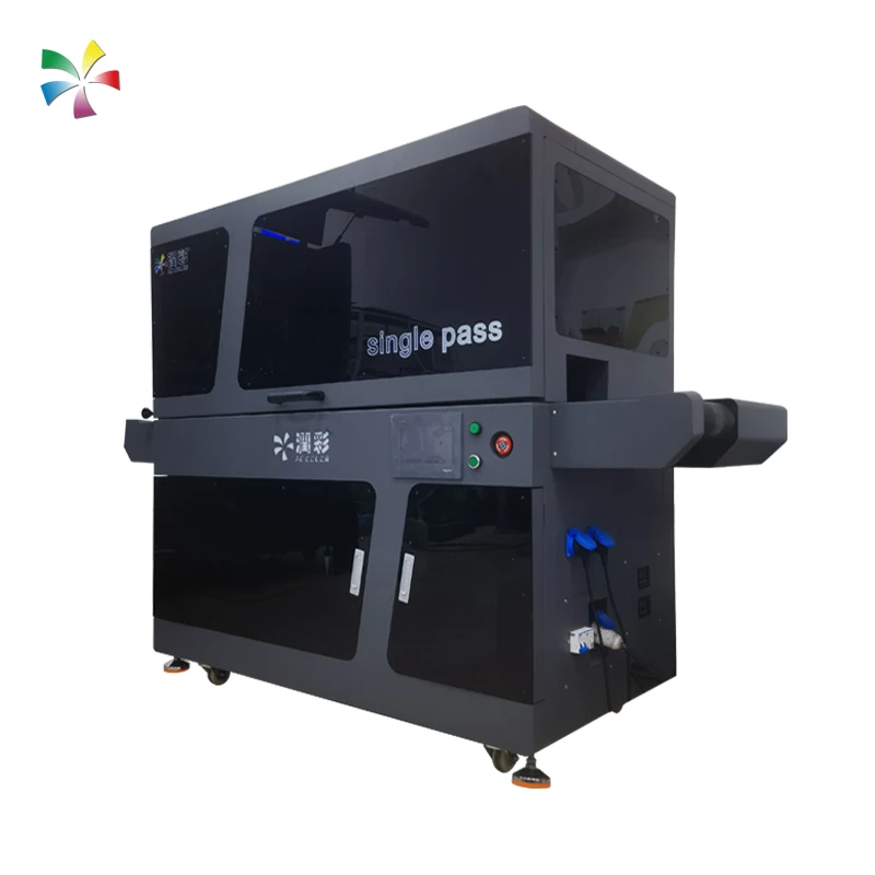 UV Ink Direct Printing Equipment Single Pass UV Printing Machine Digital UV Flatbet Inkjet Printer