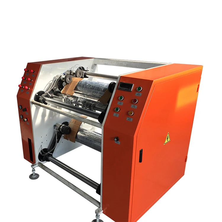 Factory Direct Sales Rewinder Automatic Vertical Pvc Pet Pe Paper Plastic Film Rewinder Slitter Rewinder