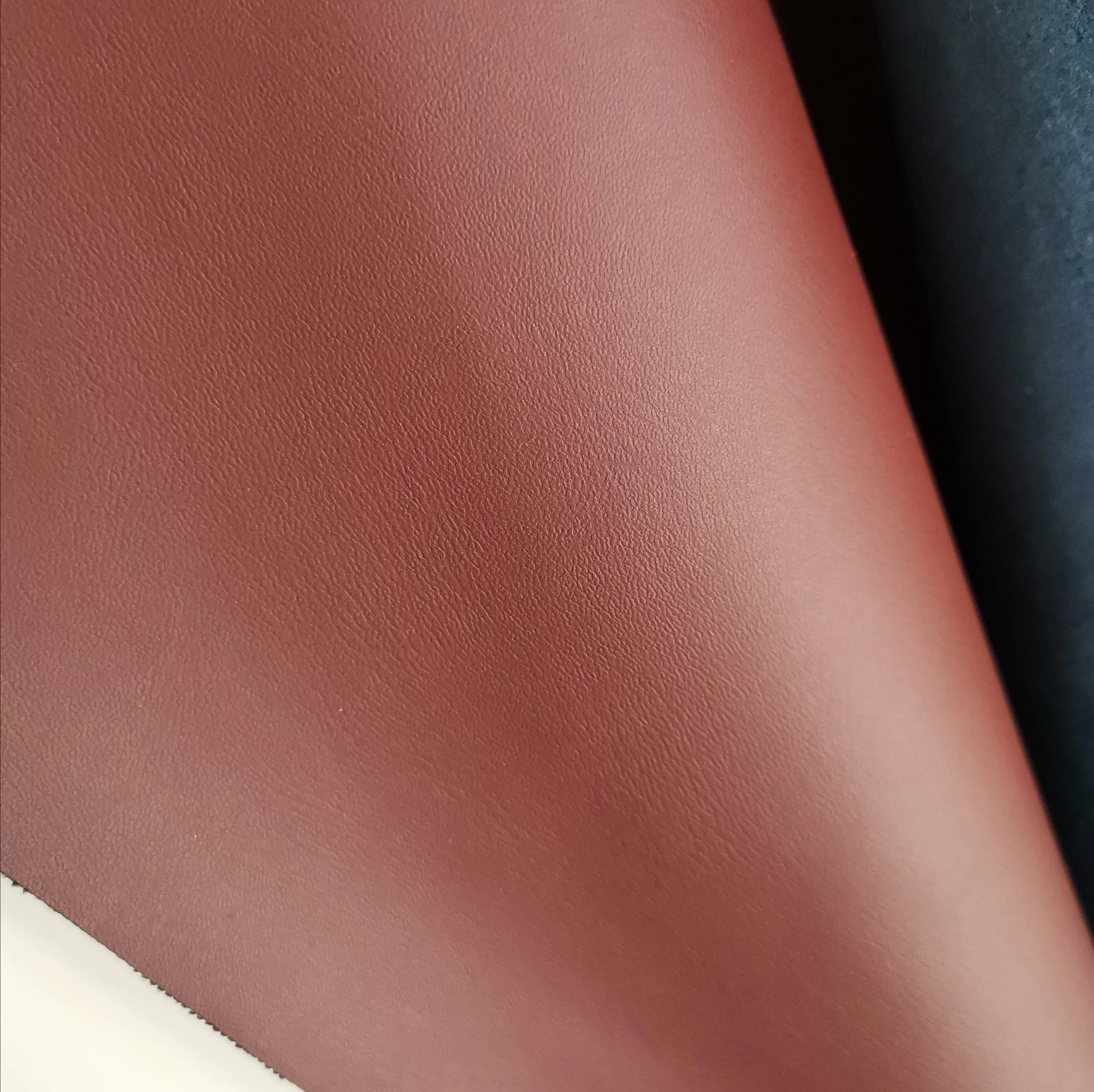 EC168 Sofa  Decorative ECO-Friendly imitate cotton velvet base knitted  Furniture PU leather Synthetic Leather