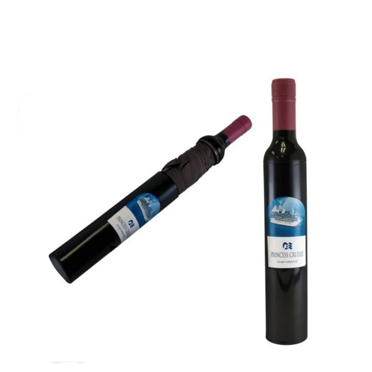 
Wholesales Custom Logo Printing Colourful Wine Umbrella Bottle Umbrella Designs 