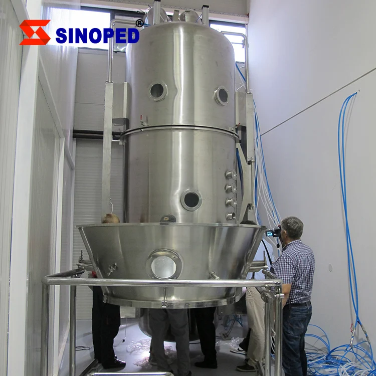 FG-60 FG Series Vertical Fluid Bed Granulating Drier Fluid Bed Coater