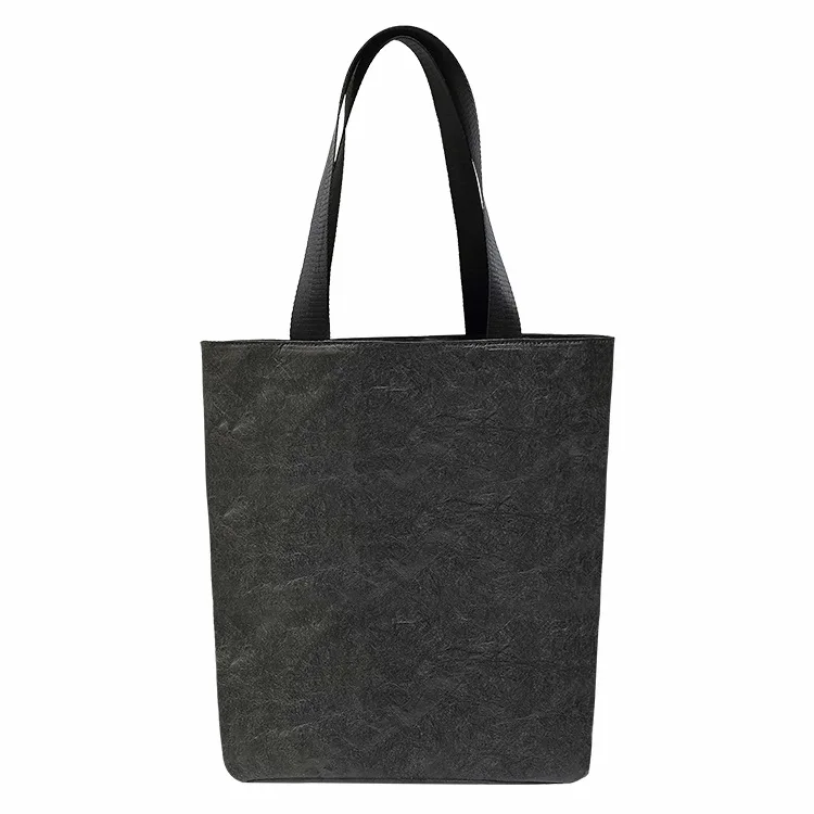 DuPont Tyvek Paper Tote Bag Single Shoulder Handbag Custom Logo Kraft Paper Shopping Bag