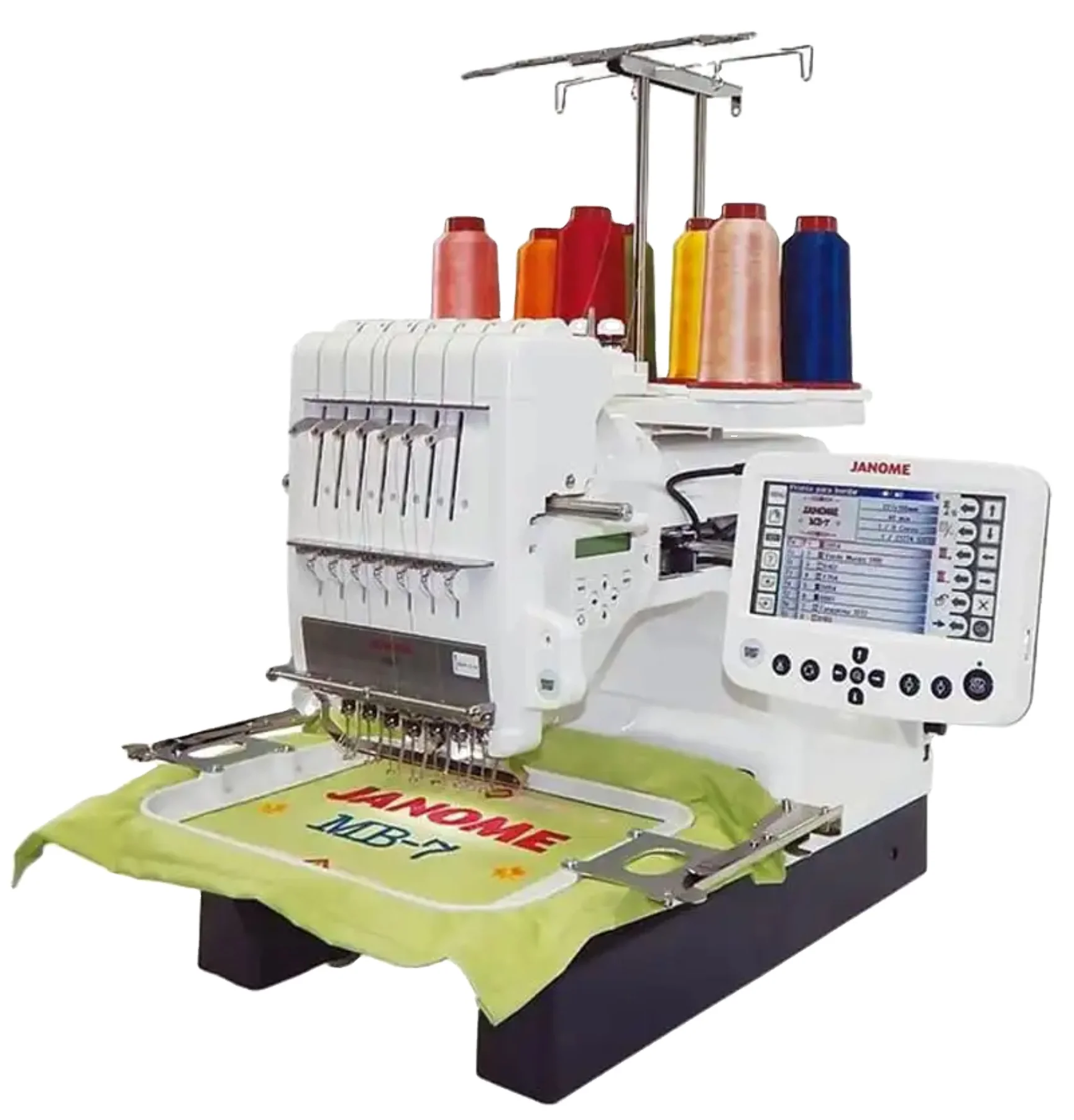 Hot Selling Brand New JANOMESs MB-7 Embroidery Machine Ready to Ship