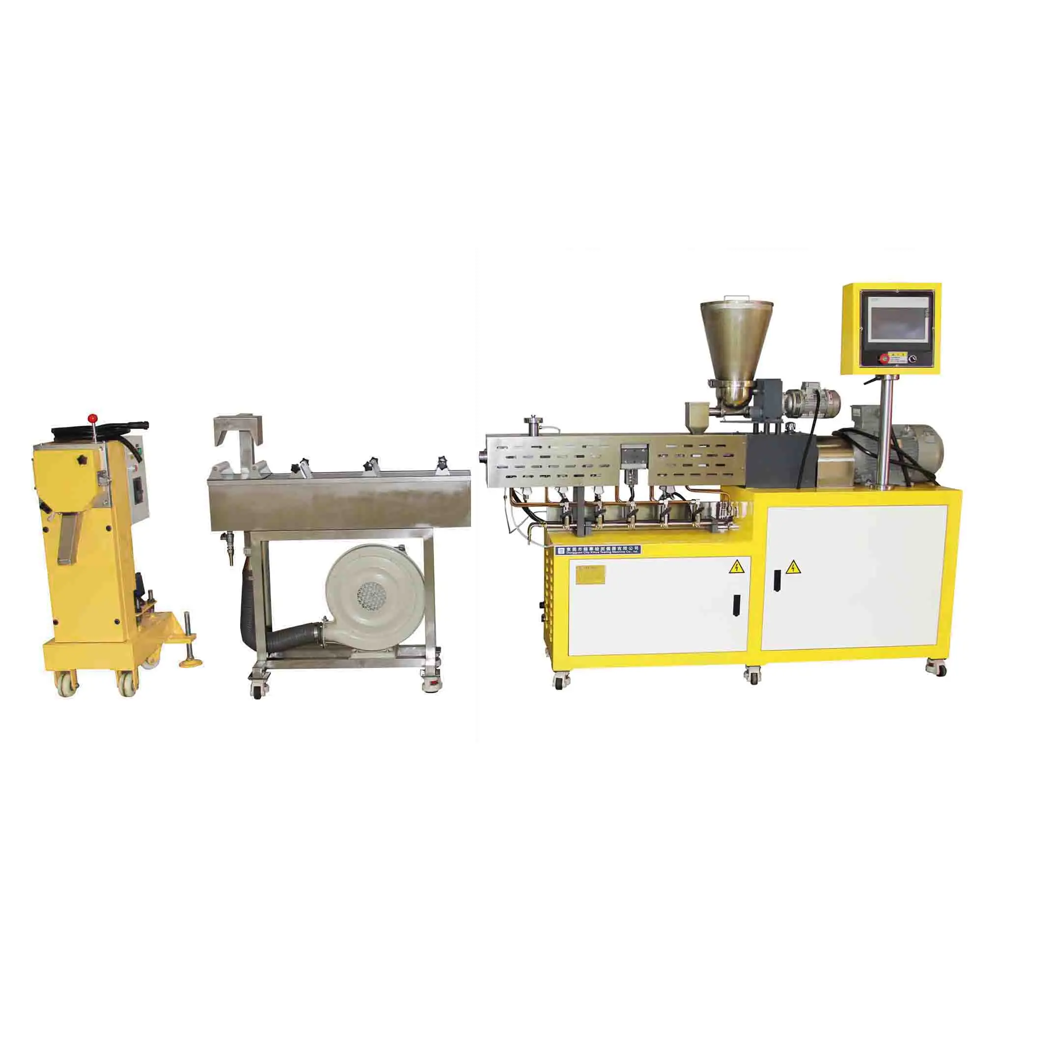 lab extruder good technology twin screw profile pvc extruder