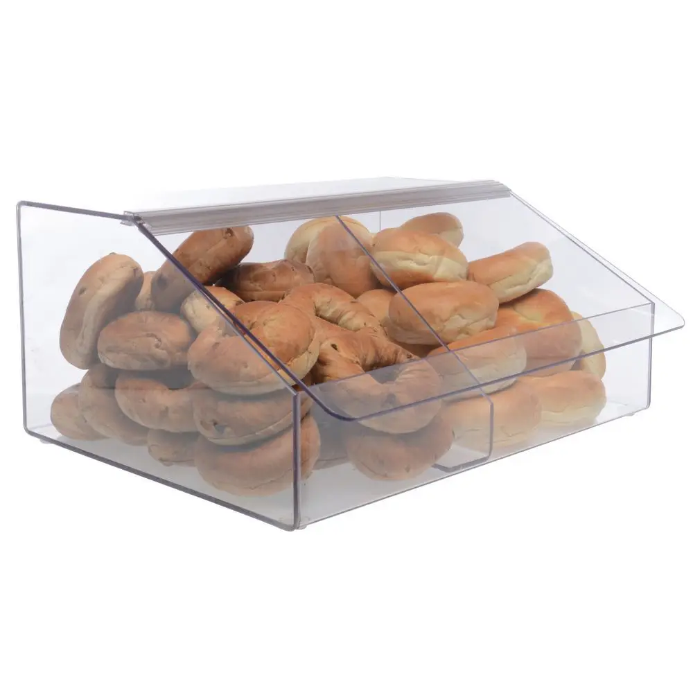 Plexiglass Candy Box Acrylic Candy Bin Dry Food Container Retail Shop Food Display Showcase