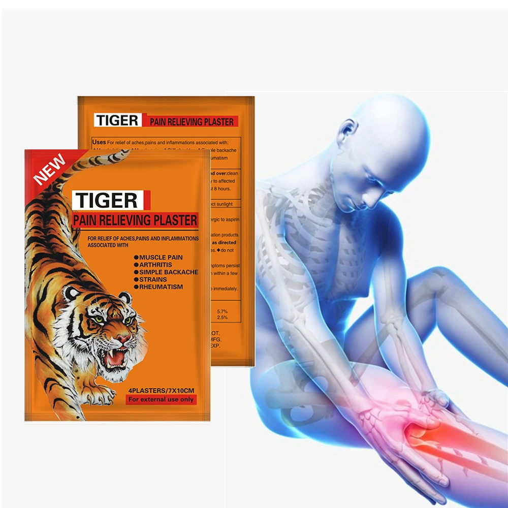 Chinese Traditional Plaster Quickly Effectively Reduce Pain Tiger Plaster