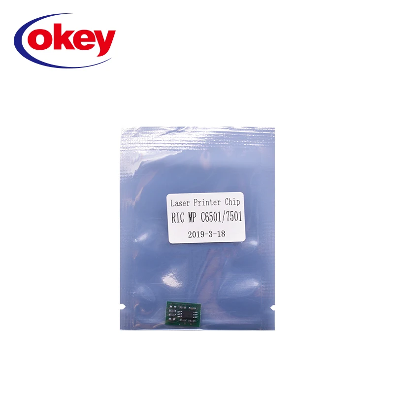 Compatible Cartridge Toner Chip MP C6501 For Ricoh Aficio MP C6501/7501/Lanier LD365/375/Savin C9065/9075 cartridge component